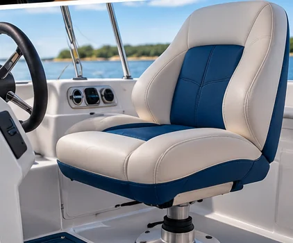 Asiento de capitán de lancha en vinil marino